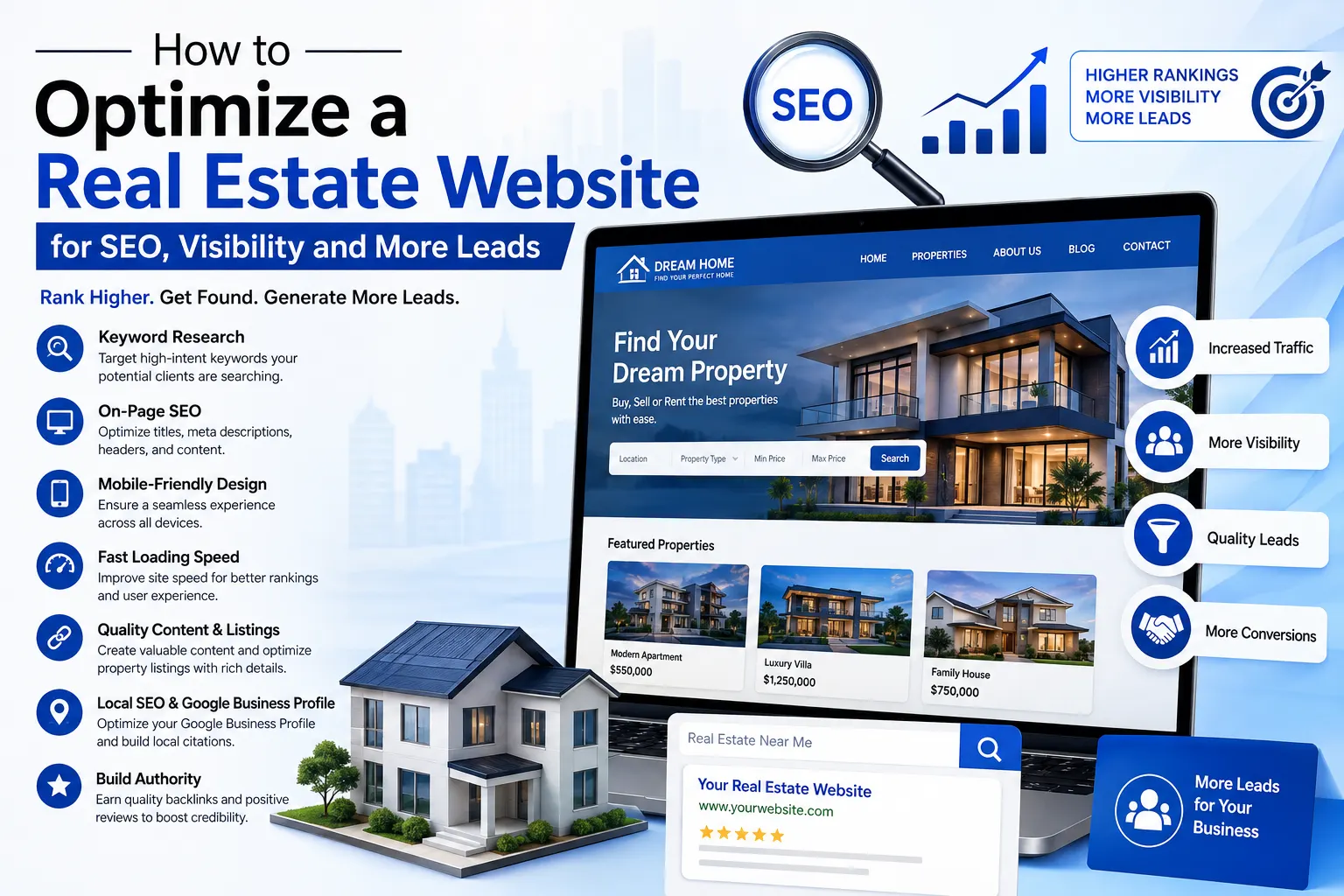 How to optimise real estate website
