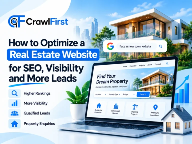 Real Estate SEO Website Optimisation Banner