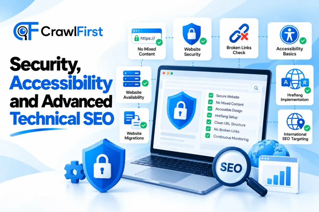 Security, Accessibility & Advanced SEO